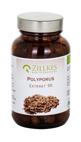 Polyporus-Extrakt aus Bio-Anbau, 90 Kapseln, Zillkes Pilze